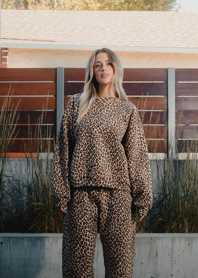 Garment Lab® Leopard Crewneck